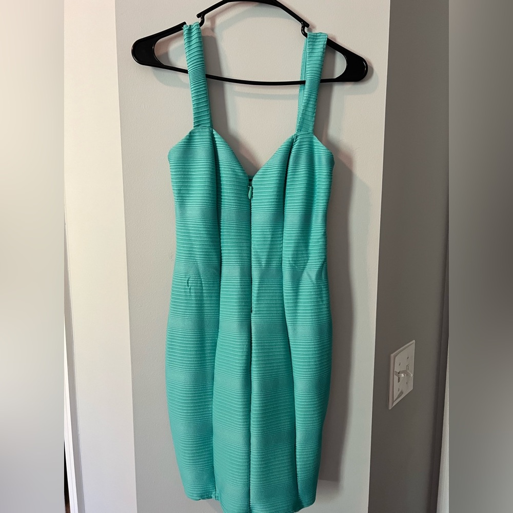 Summer sexy dress! BEBE XS- Aqua Dress-